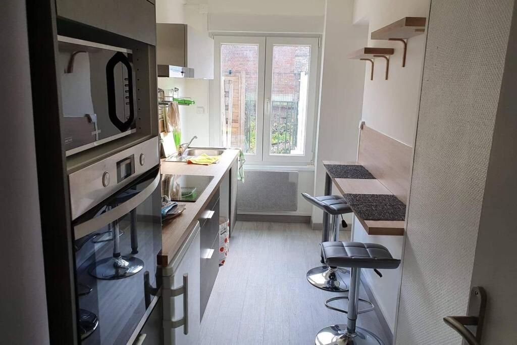 Appartement avec Jardin hyper entre Valenciennes Extérieur photo